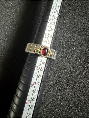Manuel Zed Gold and Stainless Steel stretch Ring